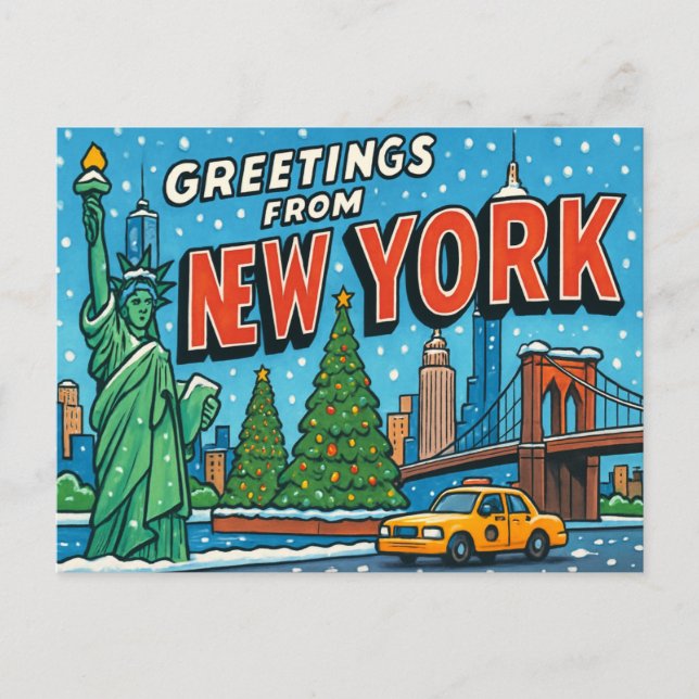 NEW YORK Postcard (Front)