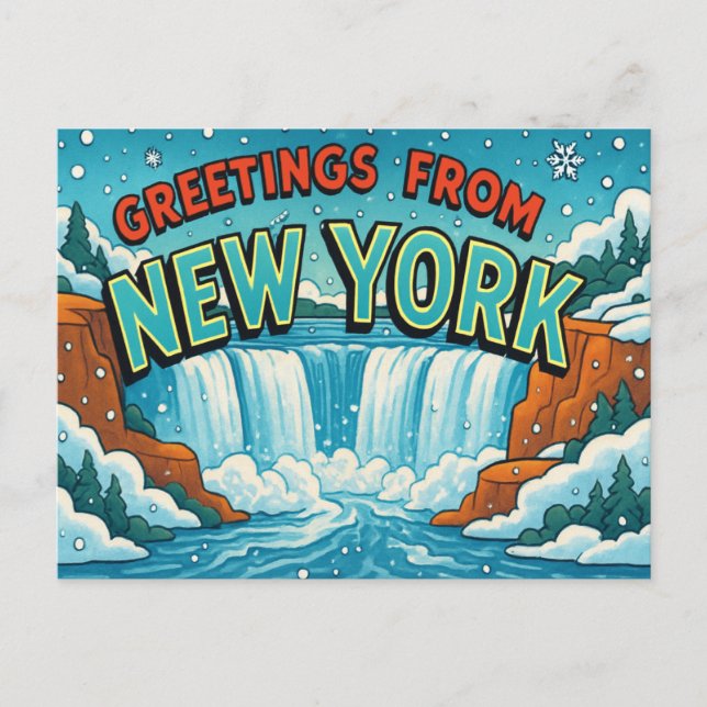 NEW YORK Postcard (Front)