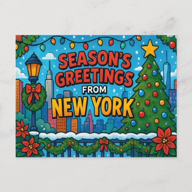 NEW YORK Postcard (Front)