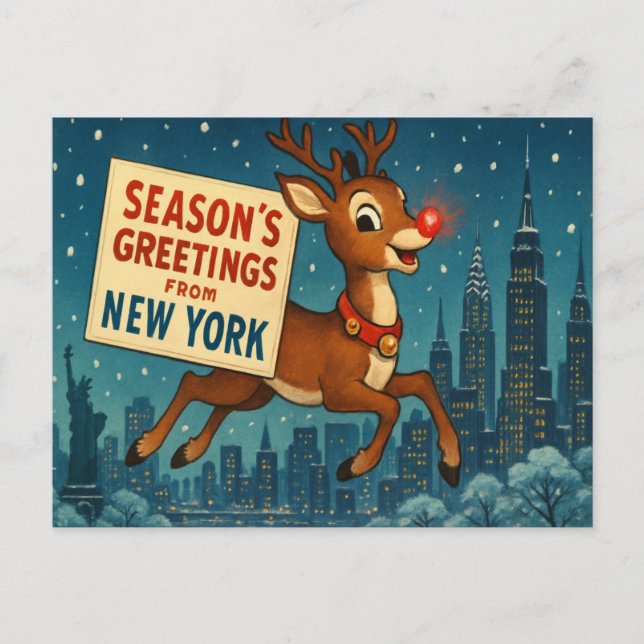 NEW YORK Postcard (Front)