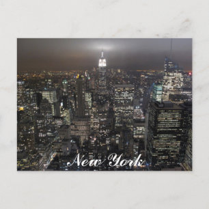 New York Postcard Cityscape New York Souvenir Card