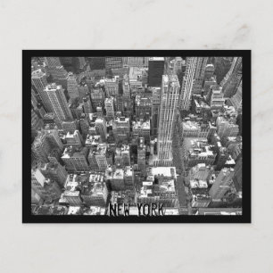 New York Postcard Cityscape New York Souvenir Card