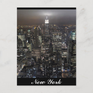New York Postcard Cityscape New York Souvenir Card