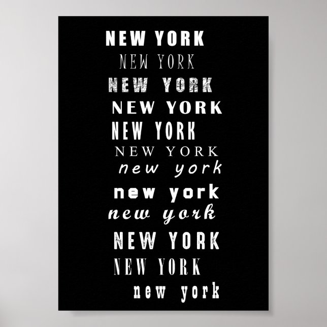 New York Poster (Front)