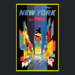 New York Poster<br><div class="desc">New York vintage travel poster. Vintage ad poster</div>