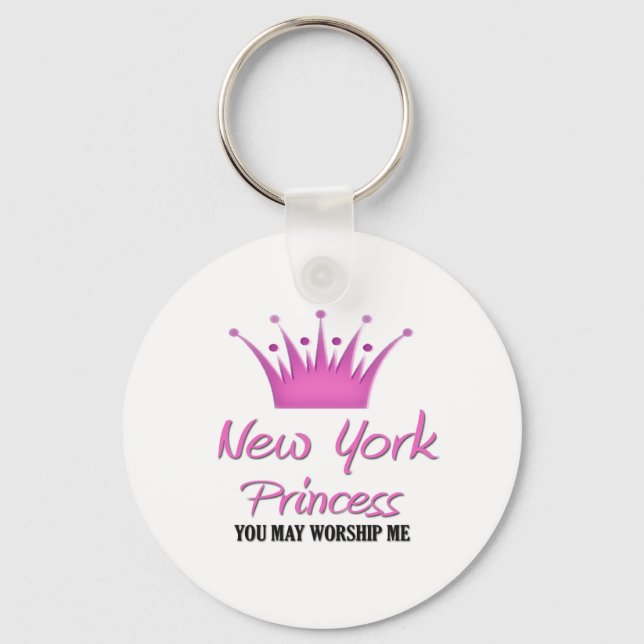 New York Princess Key Ring (Front)