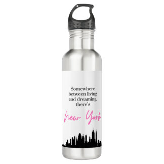 New York quote gifts 710 Ml Water Bottle