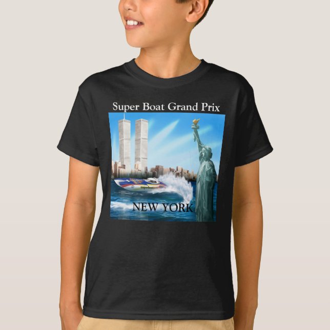 New York Race Kids Blk TShirt (Front)