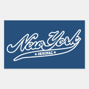 New York Rectangular Sticker