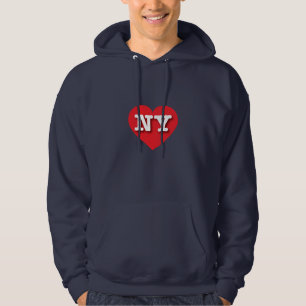 New York Red Heart - I love NY Hoodie