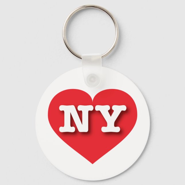 New York Red Heart - I love NY Key Ring (Front)