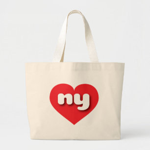 New York red heart - I love ny Large Tote Bag
