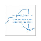 New York Return Address Stamp Self-Inking