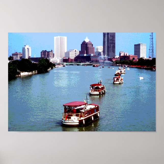 New York Rochester Canal Poster (Front)