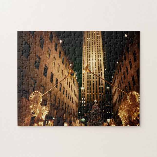 New York Rockefeller Centre Puzzle - Christmas (Horizontal)