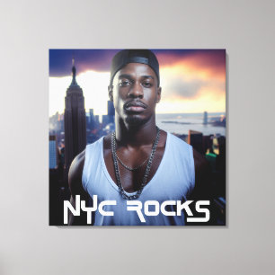 NEW YORK ROCKS - NYC CANVAS PRINT