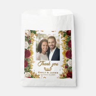 New York Rose Photo Wedding Seed Favour Bag