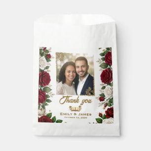New York Rose Photo Wedding Seed Favour Bag