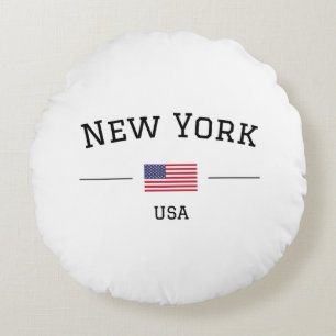 New York Round Cushion