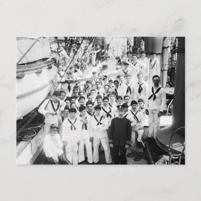 New York Sailor Boys: 1913 Postcard (Front)