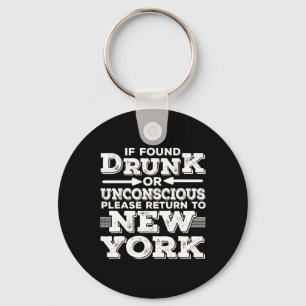 New York Sayings Funny Ny  Key Ring
