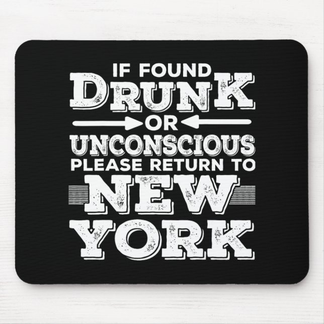 New York Sayings Funny Ny  Mouse Mat (Front)