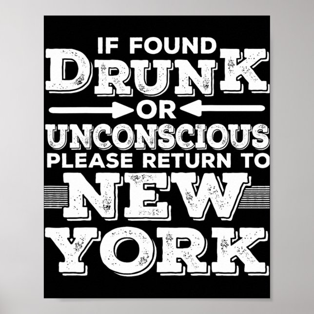 New York Sayings Funny Ny  Poster (Front)