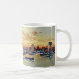 NEW YORK SKYLINE 1896 COFFEE MUG