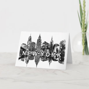 New York skyline Card