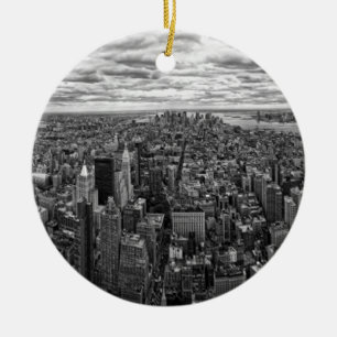 New York Skyline Ceramic Tree Decoration