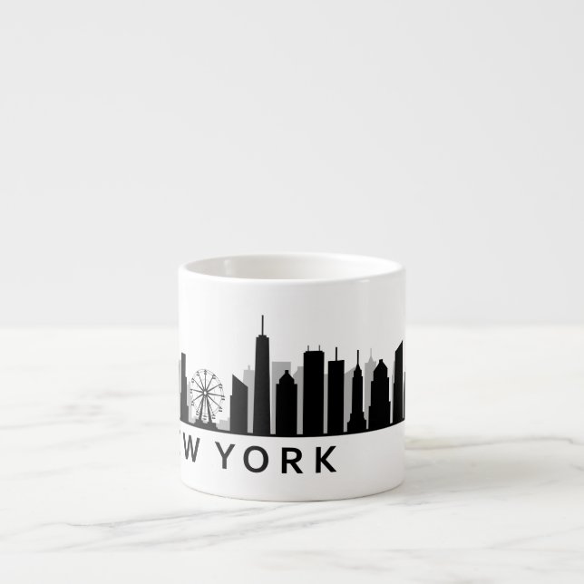 New York Skyline Espresso Cup (Front)