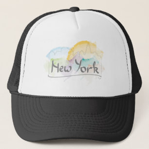New York Skyline "I love you" with heart Trucker Hat