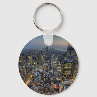 New York Skyline Key Ring