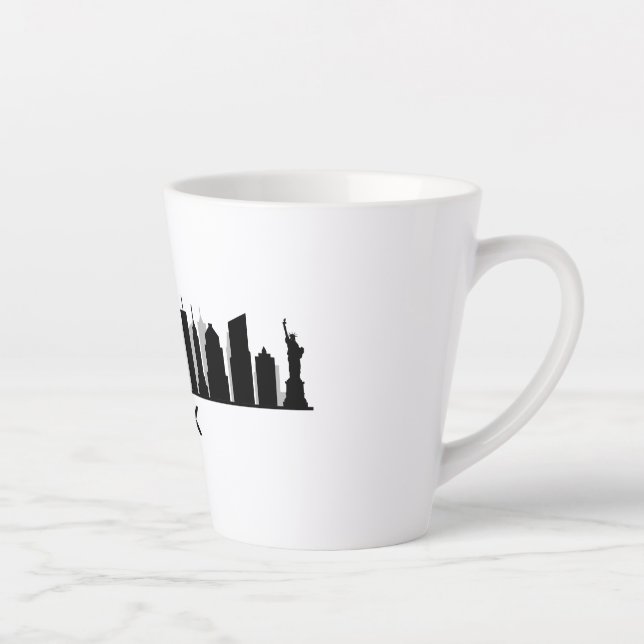 New York Skyline Latte Mug (Right)