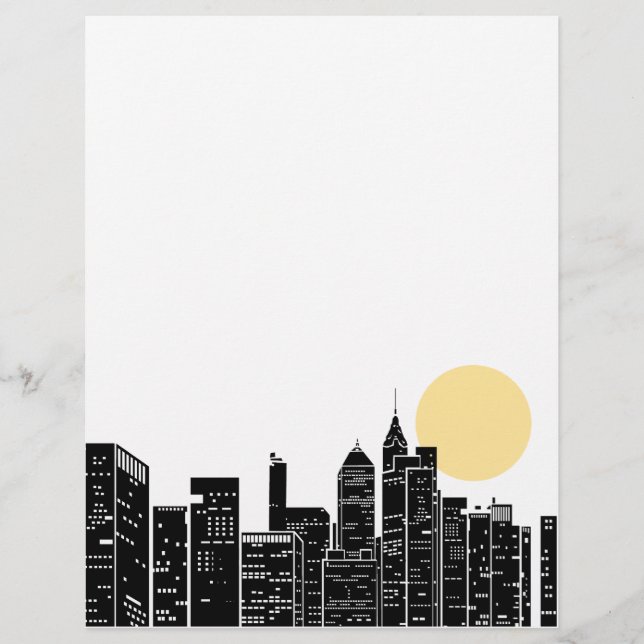 New York Skyline Letterhead (Front)