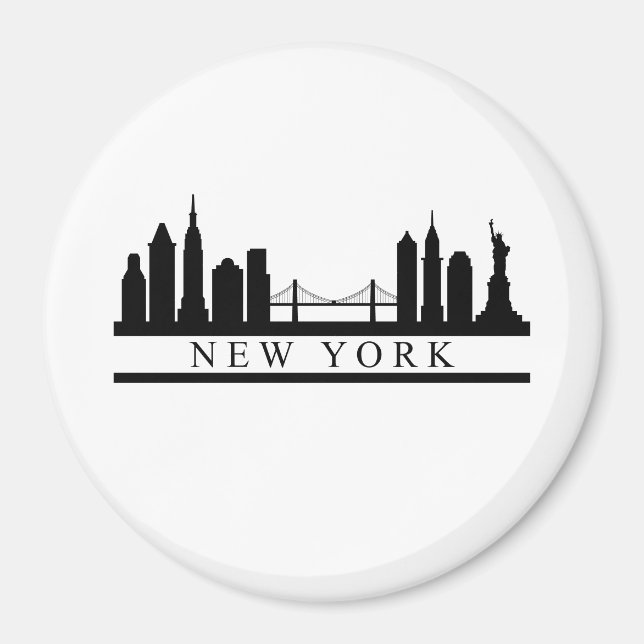 New York Skyline Magnet (Front)