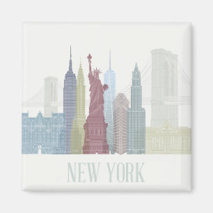 New York Skyline Magnet