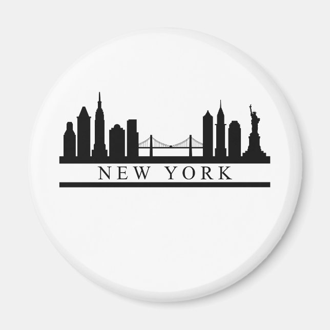 New York Skyline Magnet (Front)