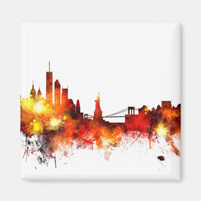New York Skyline Magnet (Front)