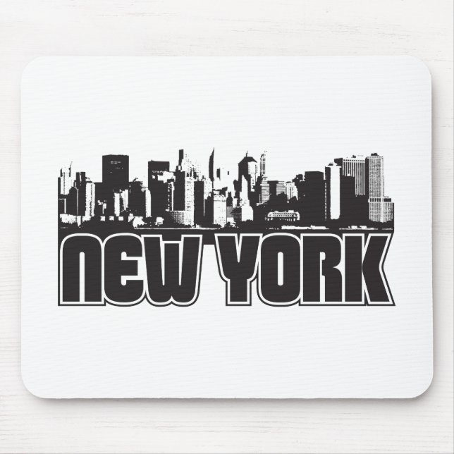 New York Skyline Mouse Mat (Front)