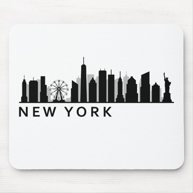 New York Skyline Mouse Mat (Front)