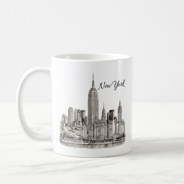 New York Skyline Mug (Left)