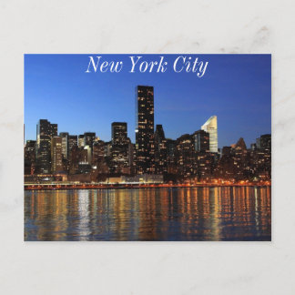 New York Skyline Postcard
