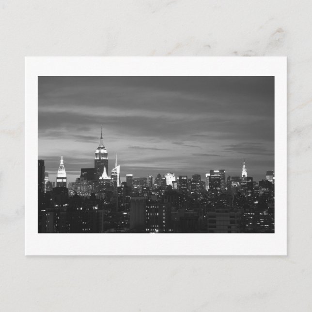 New York Skyline Postcard (Front)
