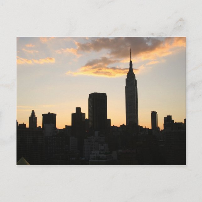 New York Skyline Postcard (Front)