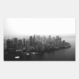 New York Skyline Rectangular Sticker