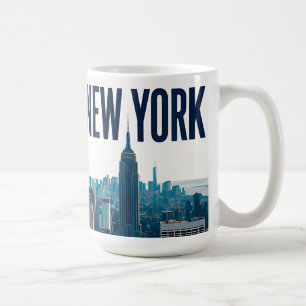 New York Skyline Statue of Liberty Travel Design Coffee Mug