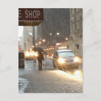 New York Snow Storm Postcard
