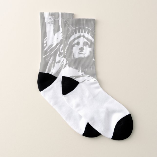 New York Socks Statue of Liberty NY Souvenir Socks (Pair)