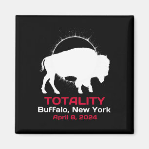 New York Solar Eclipse Totality April 8 2024 Magnet
